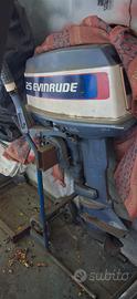 2 motori evinrude 25 più barca