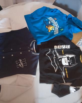 felpe 7/8 anni 