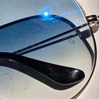 Ray-Ban Aviator large metal azzurro