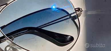 Ray-Ban Aviator large metal azzurro