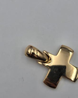CIONDOLO POMELLATO ORO CROCE
