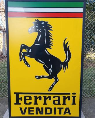Insegna Ferrari luminosa 