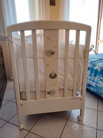 Lettino Foppapedretti Pekos con paracolpi piumino 