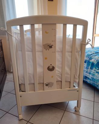 Lettino Foppapedretti Pekos con paracolpi piumino 