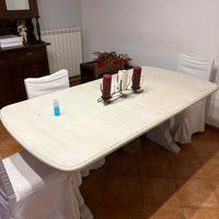 Tavolo rustico legno cm 185