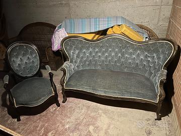 Salotto antico vintage