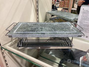 Grill da tavolo pietra oliare rettangolare