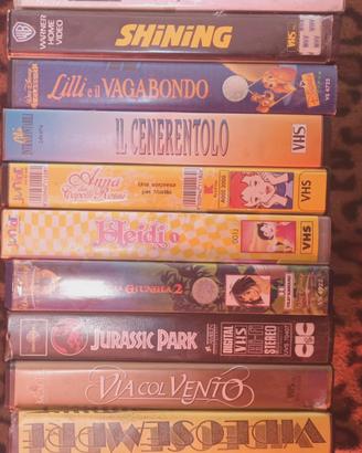 Lotto di VHS e DVD