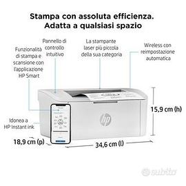 HP LaserJet Stampante M110we, B/N - no toner