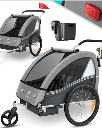 carrello per bambini per bici 