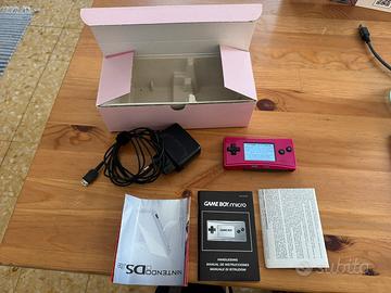 Gameboy Micro Rosa con scatola