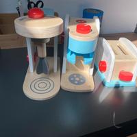 Accessori legno cucina gioco