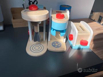Accessori legno cucina gioco