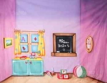 Fondale fotografico cameretta