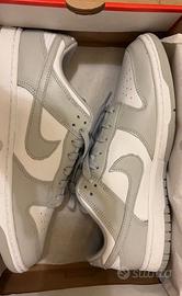 Nike Dunk Low Grigio Bianco 38 Nuove