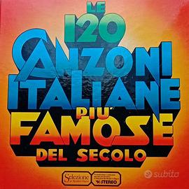 LE 120 CANZONI ITALIANE PIU' FAMOSE DEL SECOLO LP