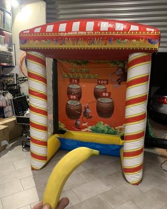 Gioco gonfiabile in pvc sportivo lancio banane