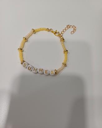 braccialetto hardware smile giallo 