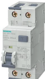 magnetotermico differenziale siemens 10A tipo f