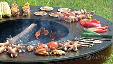 piano cottura barbecue