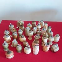 Lotto di 36 accendini da tavolo  in pietra onice.