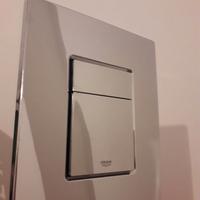 placca Grohe nuova color cromo