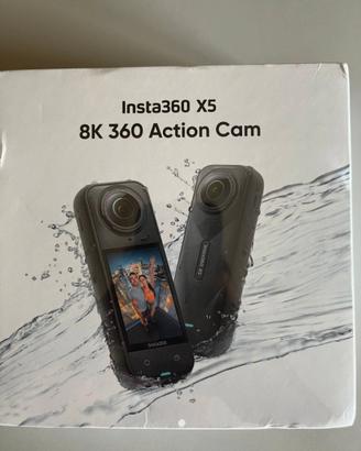 Insta360 X5 nera NUOVA