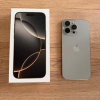 Iphone 16 pro max 256 titanio