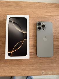 Iphone 16 pro max 256 titanio