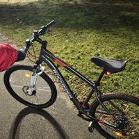 Mtb Rockrider ST 120 grigio-arancione 27,5"