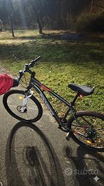 Mtb Rockrider ST 120 grigio-arancione 27,5"