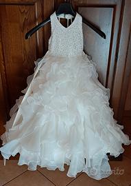 Vestito damigella bambina matrimonio. 