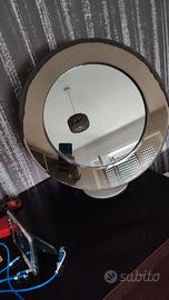 Specchio rotondo vintage fumé originale