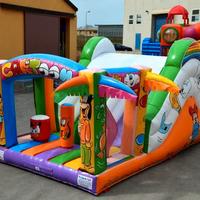 Gioco gonfiabile per bambini, scivolo, playground