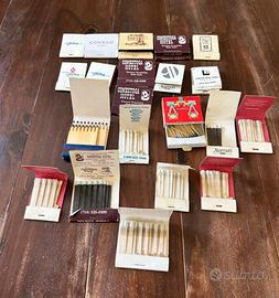 Lotto Vintage scatole fiammiferi" Hotel Ristoranti