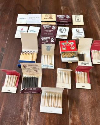 Lotto Vintage scatole fiammiferi" Hotel Ristoranti