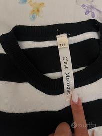 Maglia righe C'est monique