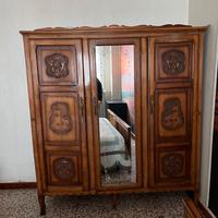 Arredo Camera da Letto in legno intagliato Vintage