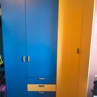 Cameretta ragazzi/bambini giallo/blu