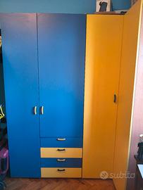 Cameretta ragazzi/bambini giallo/blu