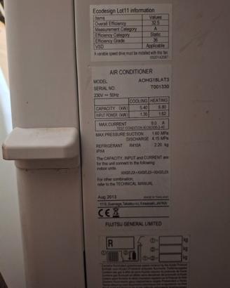 Climatizzatore Trial R410A General con 2 Split