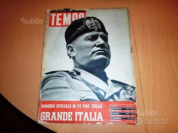 Rivista storica "tempo" del 1940