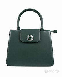 Borsa a mano verde scuro