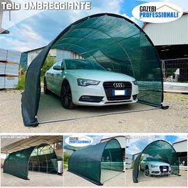 Tunnel carport 6x3 ombreggiante auto antigrandine