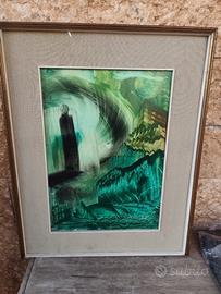 Quadro di Elia Vici- l’ombra della sera (1981)