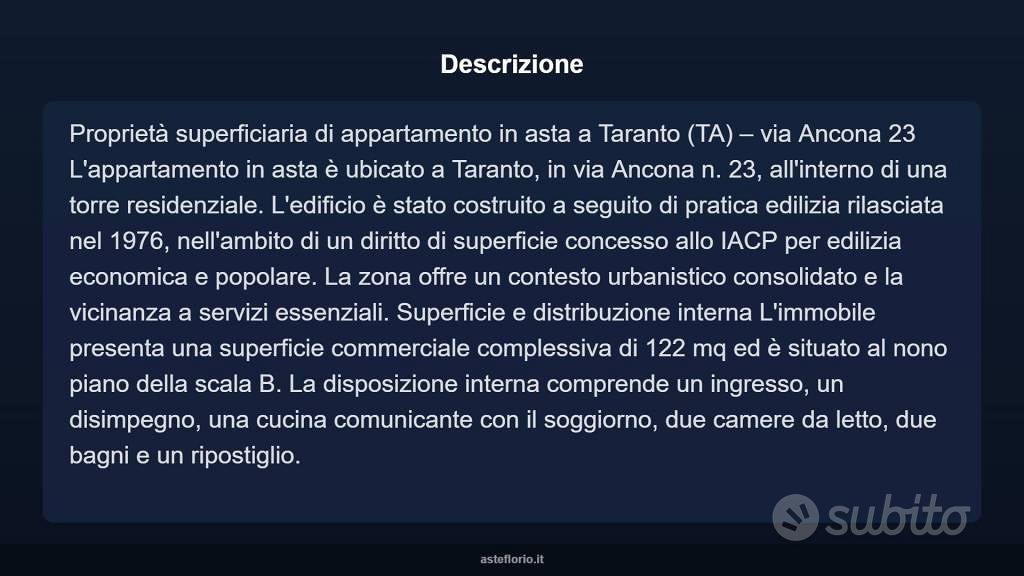 Appartamento – Taranto - Vista 3