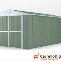 Box garage auto in Acciaio 327x611 19mq verde