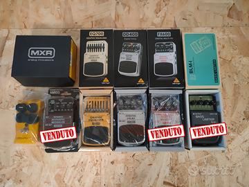 Effetti a pedale per chitarra e tastiera - NUOVI