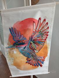 canvas con l,uccello del paradiso 
