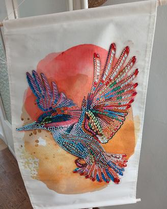 canvas con l,uccello del paradiso 